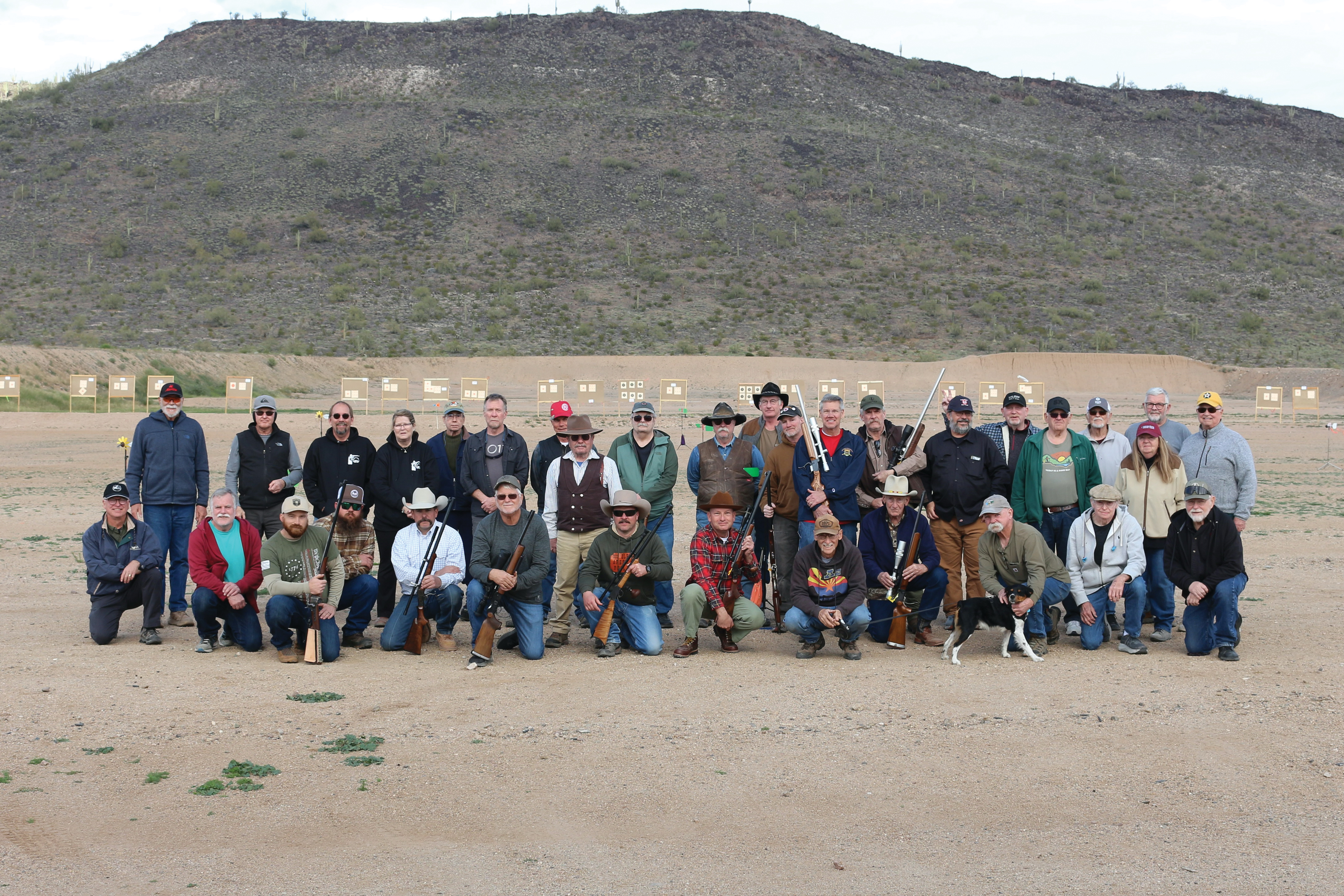 Competitors at the Inaugural 22 Rimfire Single Shot Rifle National Match.